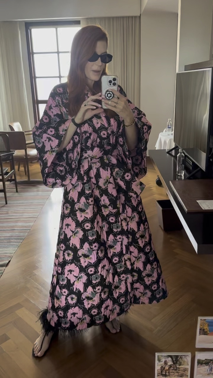 Headed to LTK Casa for a day with the team. I’m wearing this old La Vie Style House robe dress paired with my Sleeper pants.

My shoes are another Brazil brand, Schutz. Linking similar styles below.

#LTKbrasil #LTKworkwear #LTKtravel