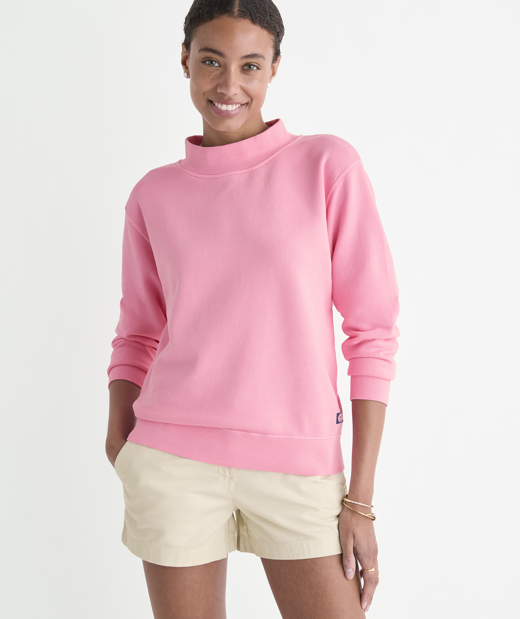 Surf Terry Mockneck Pullover | vineyard vines