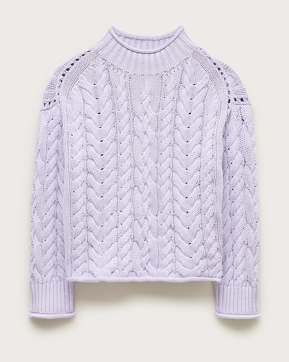 2025 Rollneck™ cable-knit sweater | J. Crew US