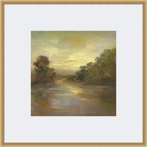 Ashton Wall D cor LLC In Bloom & Landscape 'Waters Edge II' Framed Painting Print | Walmart (US)
