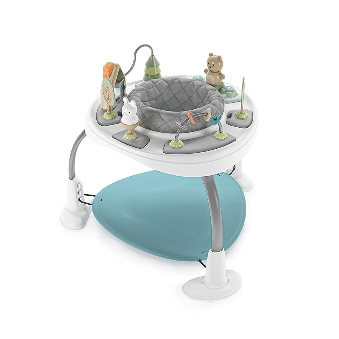 Ingenuity Spring & Sprout 2-in-1 Baby Activity Center Jumper and Table with Infant Toys - Ages 6 ... | Amazon (US)