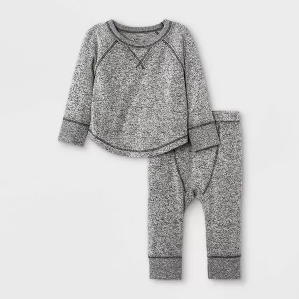 Baby Boys' 2pc Cozy Top & Bottom Set - Cat & Jack™ | Target