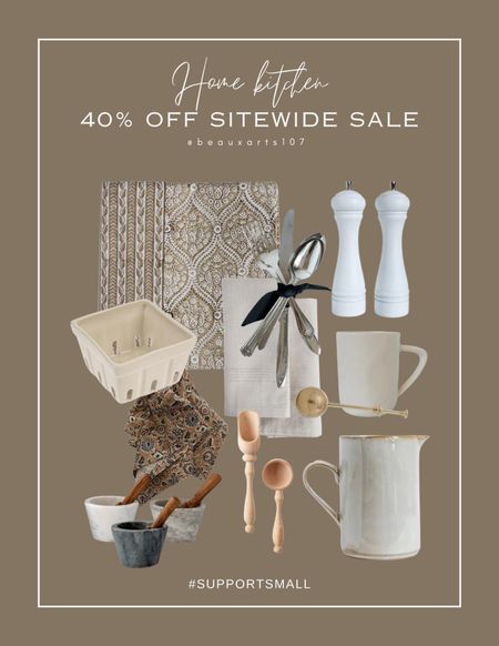 Huge 40% off site wide sale!! Save on these beautiful kitchen items! 

#LTKsalealert #LTKhome #LTKfindsunder100