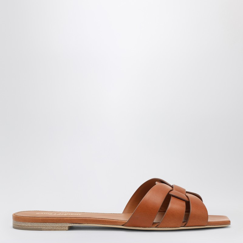Brown Tribute sandals | The Double F