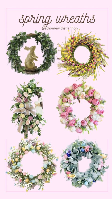 Get you house ready with these cute spring wreaths!! I linked more options too! I love the Etsy’s one and your supporting a small buisness!!!

#LTKFind #LTKSale #LTKSeasonal