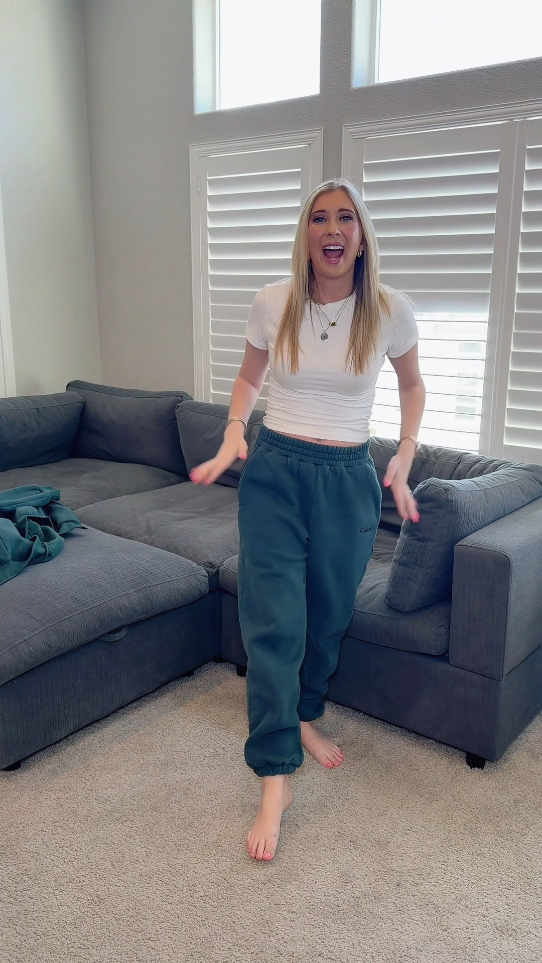 Love my Comfrt cloud sweatpants and this pine color is so good!!! 

#LTKootd #LTKgrwm #LTKSaleAlert