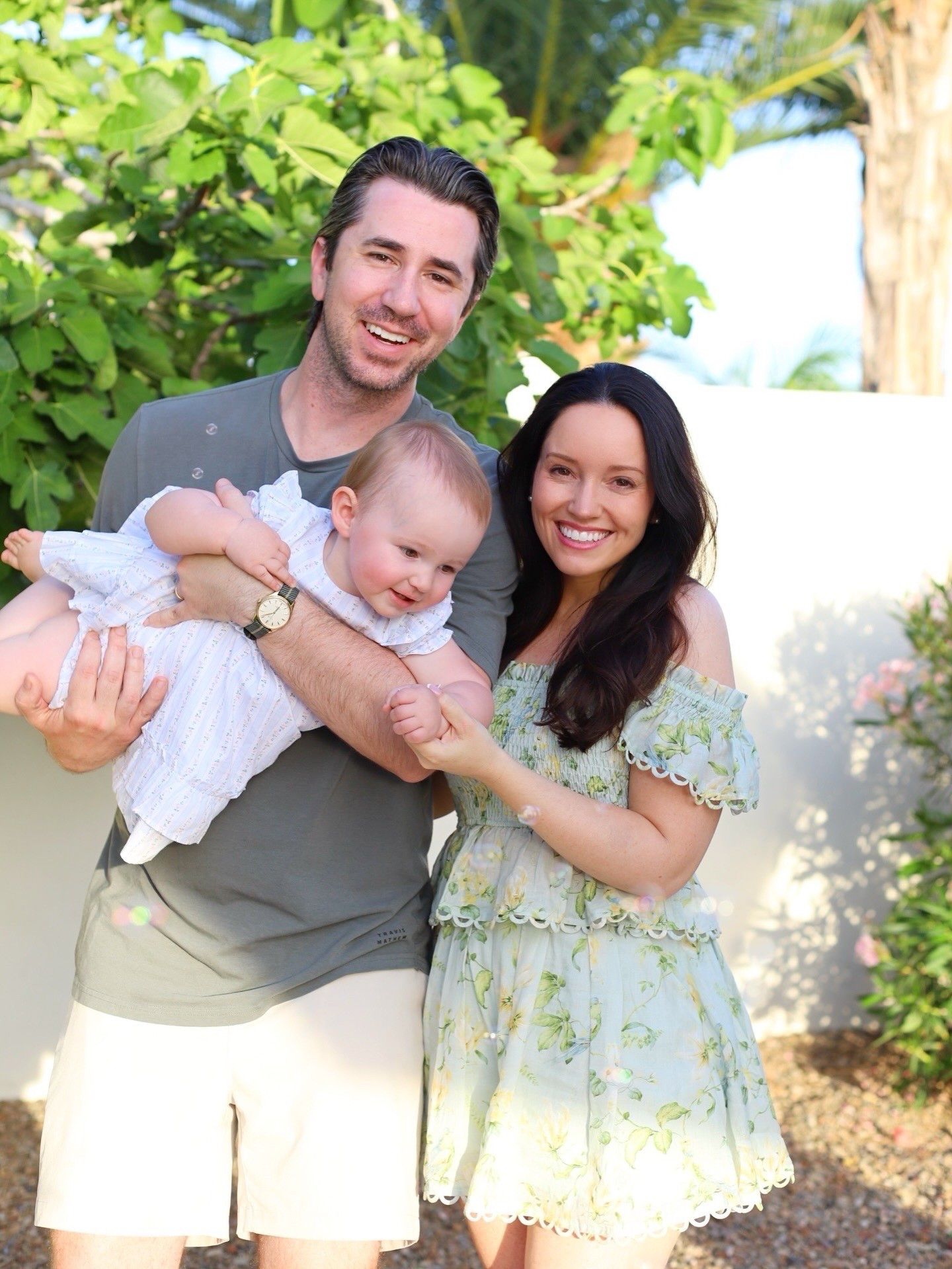 Spring family photo outfits for Easter🌸 Stella is wearing Janie & Jack, I’m wearing En Saison and Shawn is wearing Travis Mathew 

#LTKmomlife #LTKKids #LTKBaby