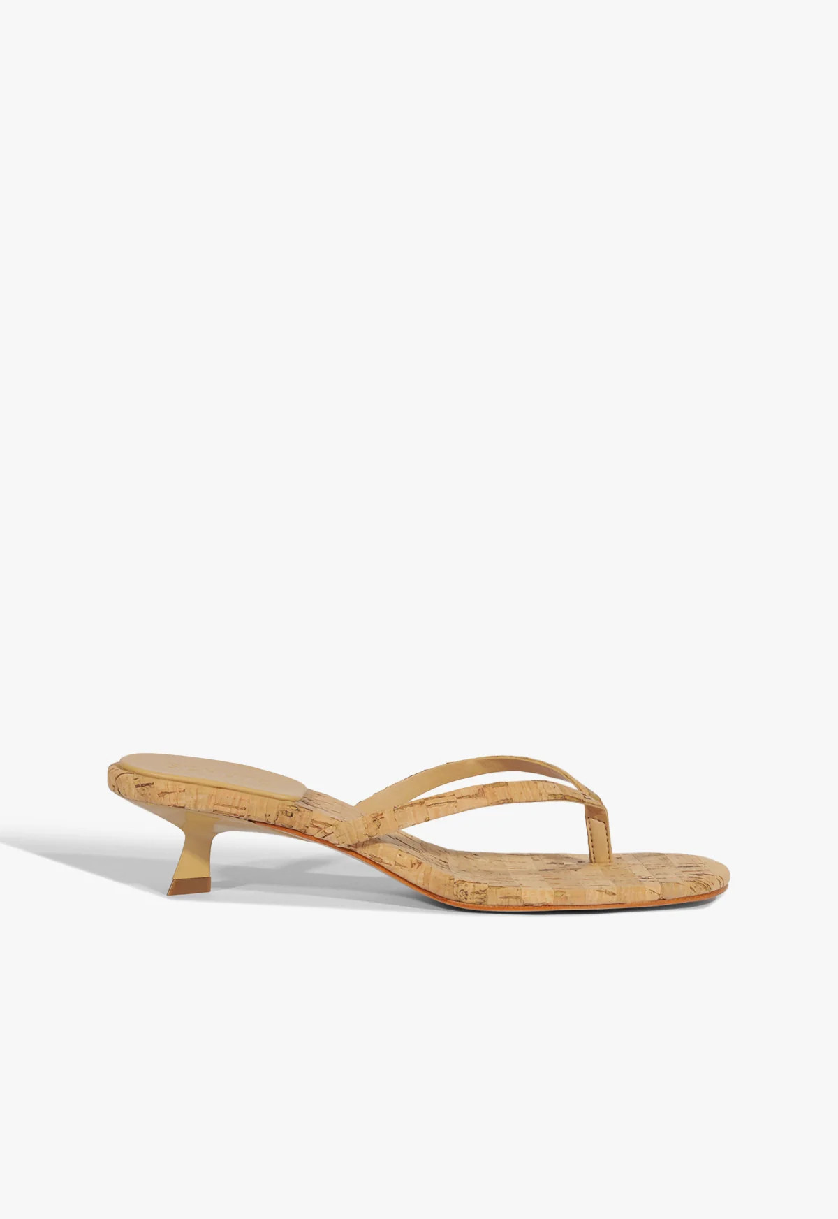 Carolyn Stiletto Sandal | Beige | Fabric | Schutz (US)