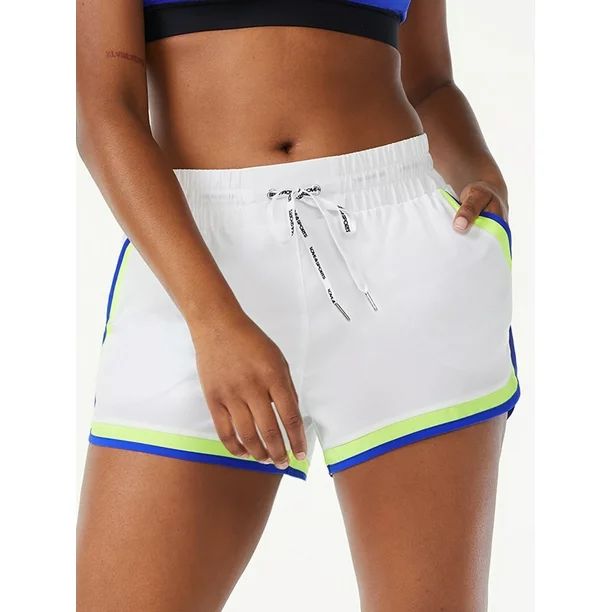 Love & Sports Women's Retro Running Shorts - Walmart.com | Walmart (US)