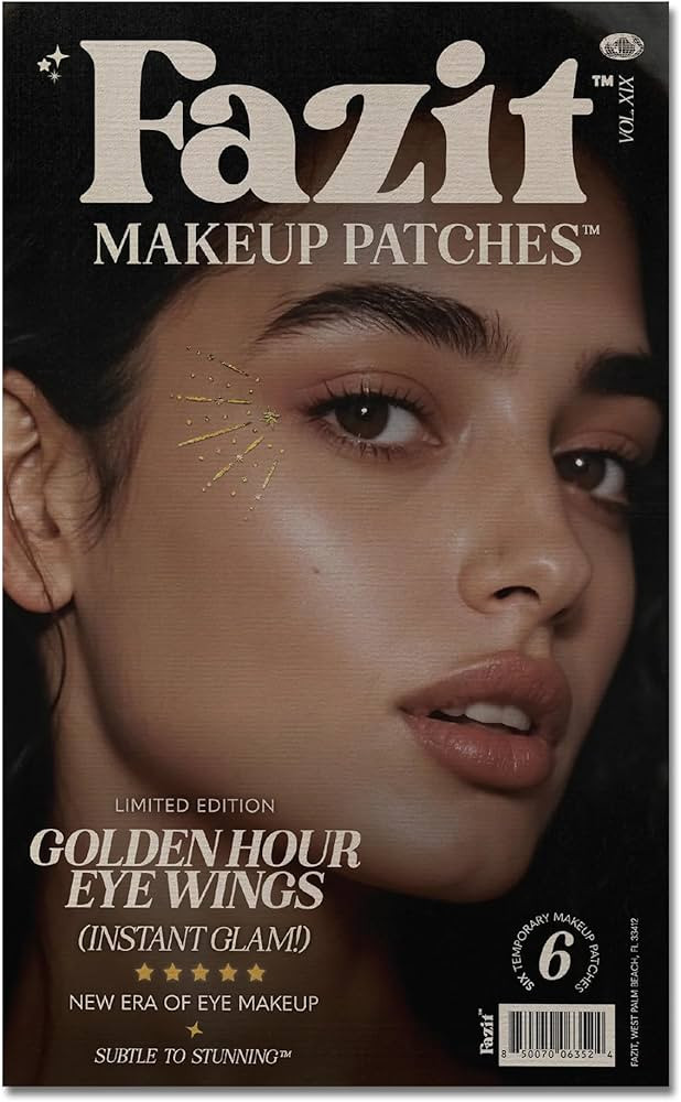 Fazit Makeup Patches - Halloween Golden Hour Eye Speckles - Glow Up Make-Up Patches - Cute Glitte... | Amazon (US)
