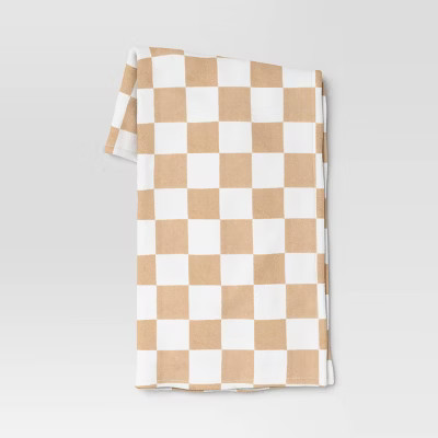 Printed Checkerboard Plush Throw Blanket - Room Essentials™ | Target