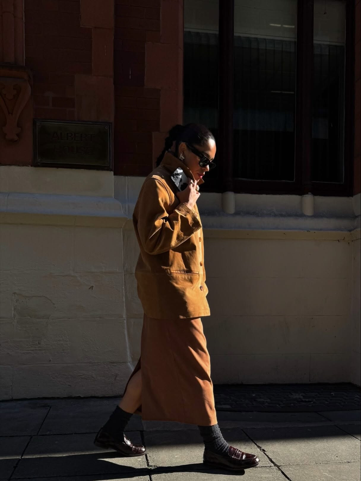 “What do you mean you hate vintage?!”

Suede(almost) set is vintage🍂