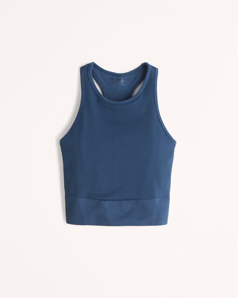 Women's YPB Seamless Ribbed Squareneck Tank | Women's Active | Abercrombie.com | Abercrombie & Fitch (US)
