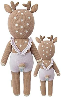 CUDDLE + KIND Violet The Fawn Little 13" Hand-Knit Doll – 1 Doll = 10 Meals, Fair Trade, Heirlo... | Amazon (US)