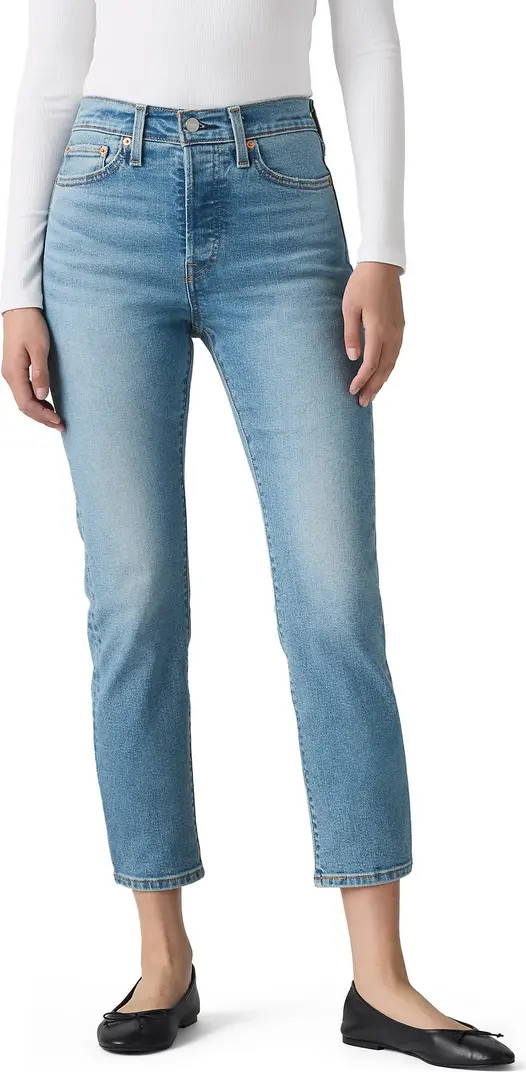 Wedgie High Waist Ankle Straight Leg Jeans | Nordstrom Rack