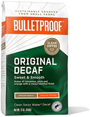 The Original Ground Decaf Coffee, Medium Roast, 12 Oz, Bulletproof Keto Friendly 100% Arabica Cof... | Amazon (US)