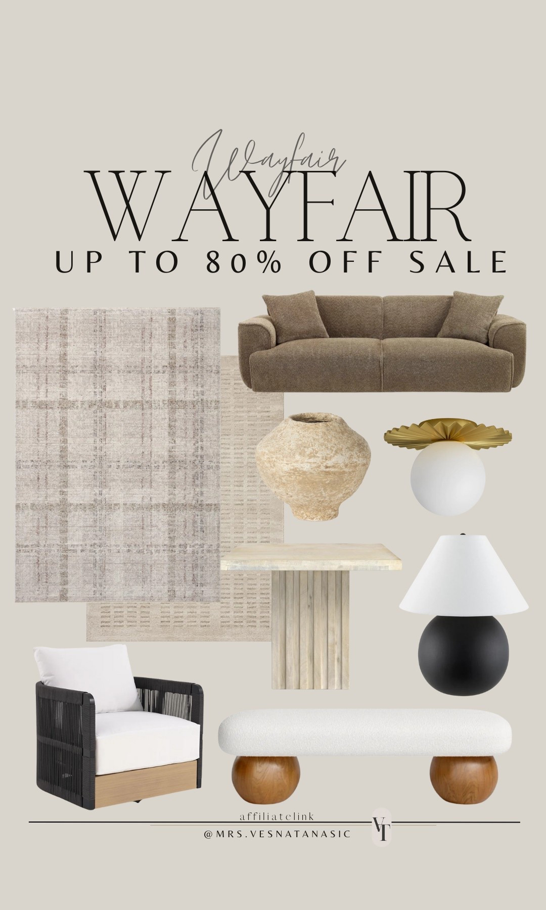 Up to 80% off Wayfair site wide! @wayfair #wayfairfinds #wayfairhome #wayfair #lamp #rug #bench #chair #bedroom #sofa #sidetable 

#LTKHome #LTKStyleTip #LTKSaleAlert