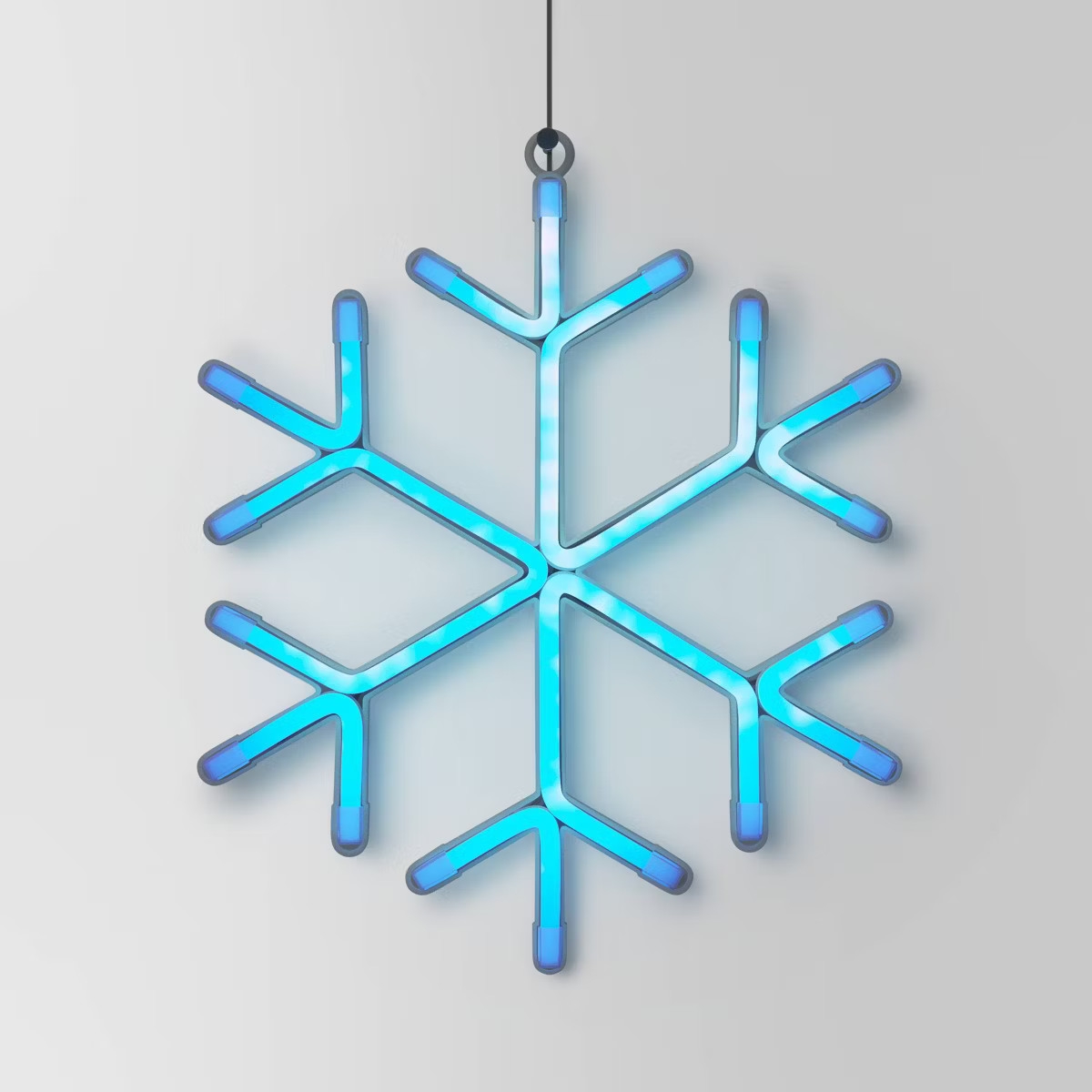 LED Battery Operated Christmas Neon Snowflake Hangable Sign Blue - Wondershop™ | Target