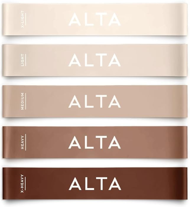 ALTA Mini Loop Bands for Exercise - Premium Durable Latex - Small Resistance Bands for Women, Boo... | Amazon (US)