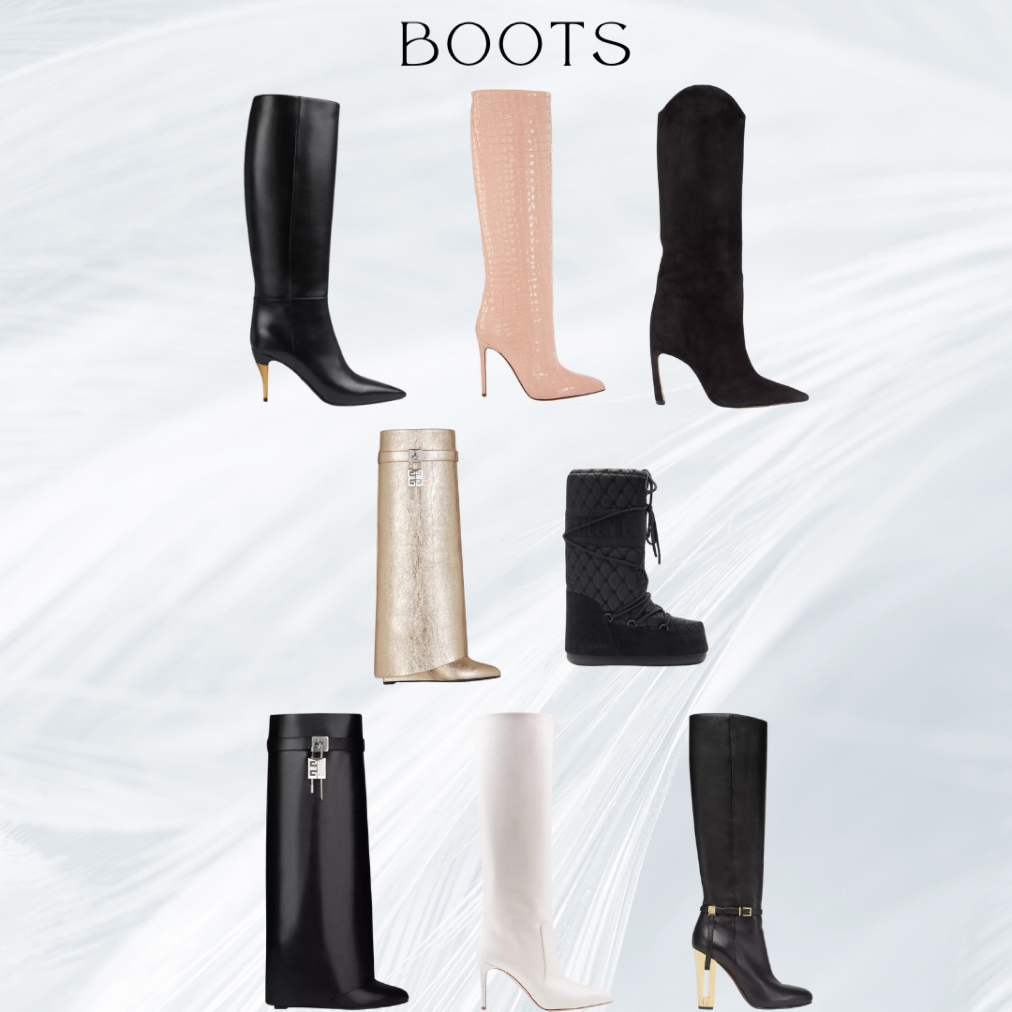 Indulge in winter luxury with these designer boots. Elevate your style and stay warm during the height of this cold season. #WinterLuxury #FashionForward ❄️👢✨

#LTKSeasonal