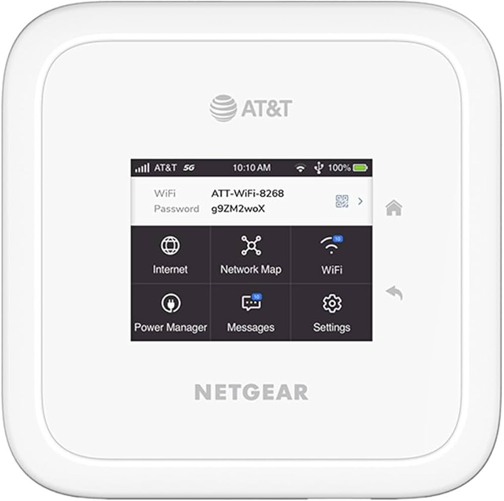 NETGEAR Nighthawk M6 - Wi-Fi 6 5G / 4G LTE Mobile Hotspot Router w/ 2.4" Touchscreen, Ethernet, u... | Amazon (US)