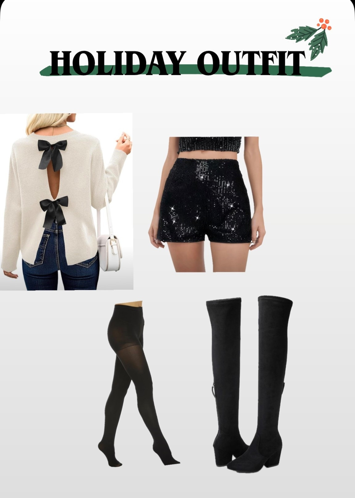 Christmas holiday outfit inspo
Sequin shorts
Amazon outfit


#LTKFindsUnder50 #LTKgrwm #LTKHoliday
