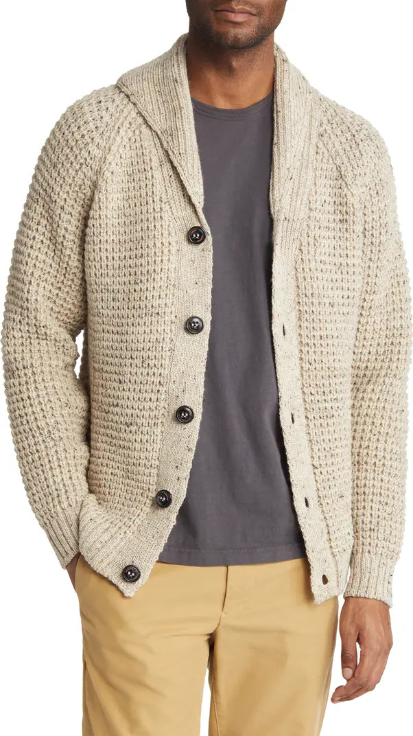 PEREGRINE Waffle Stitch Wool Cardigan | Nordstrom | Nordstrom
