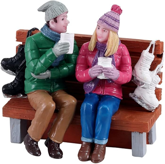 Lemax Village Collection Hot Cocoa Drinkers #12046 | Amazon (US)