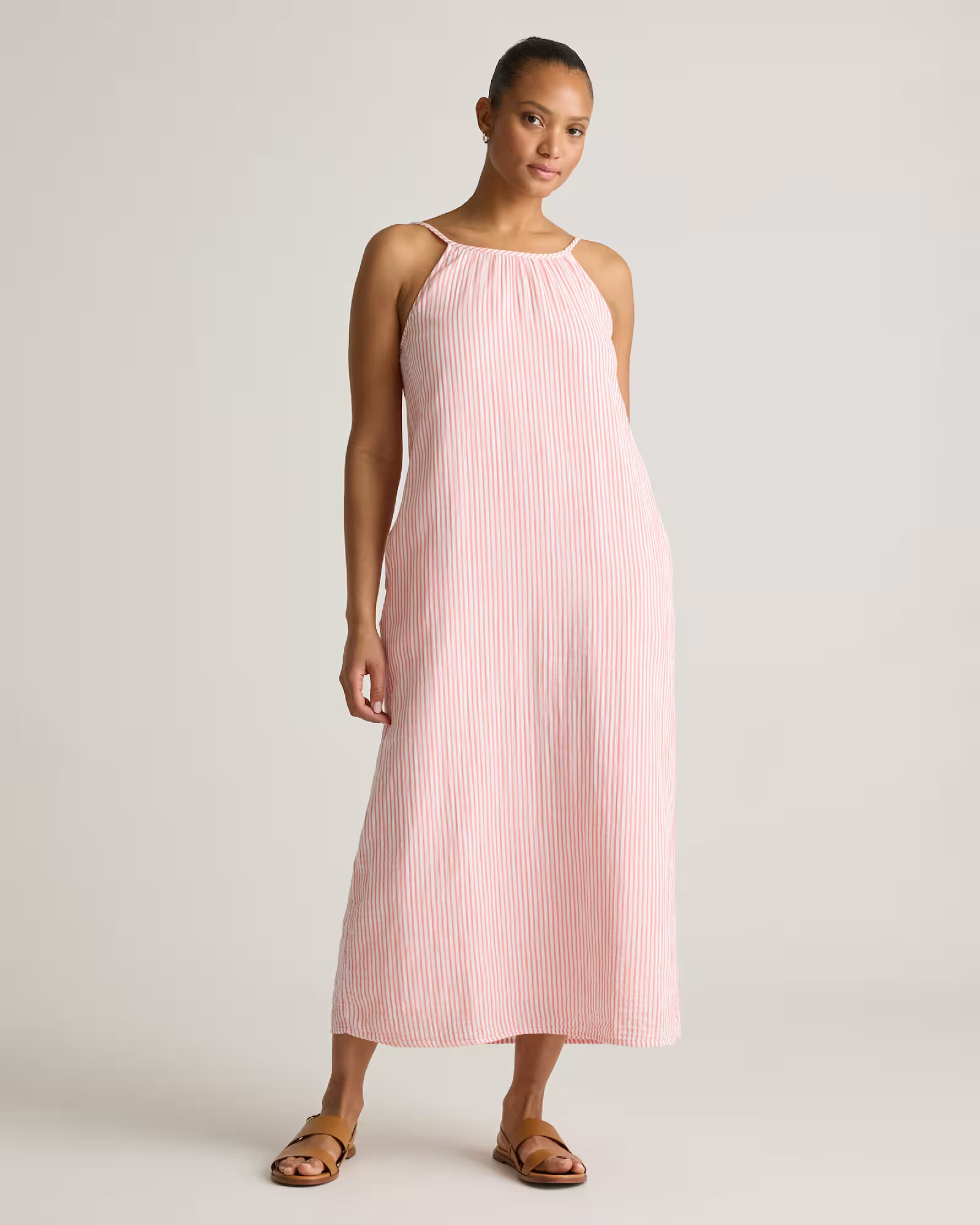 100% Organic Cotton Gauze Sleeveless Maxi Dress | Quince