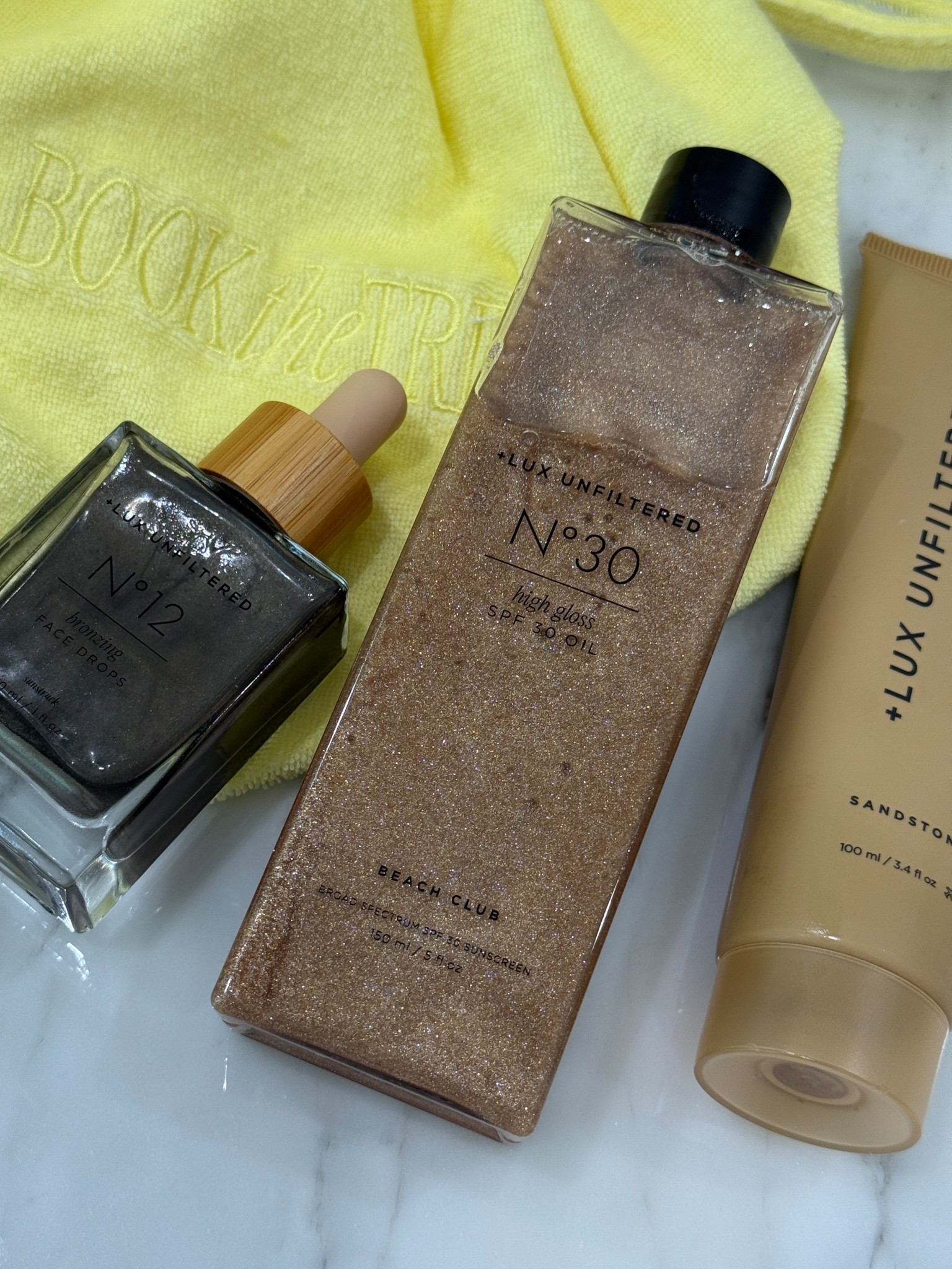 Summer essentials! Face tanner with bronzer! 
—New SPF 30 oil I literally want to wear as a perfume! Elevated gorgeous scent. It’s a subtle glow/sheen when applied. I’m hooked! 
—body blur I use on my legs and arms when I want the skin to look perfect! 


#LTKTravel #LTKOver40 #LTKFindsUnder50