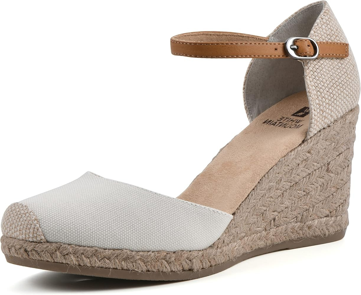 WHITE MOUNTAIN Women's Mamba Espadrille Wedge Sandal | Amazon (US)