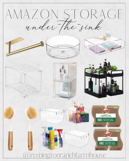 Amazon Under-the-Sink Storage - kitchen storage - bathroom storage - amazon storage 

#LTKhome