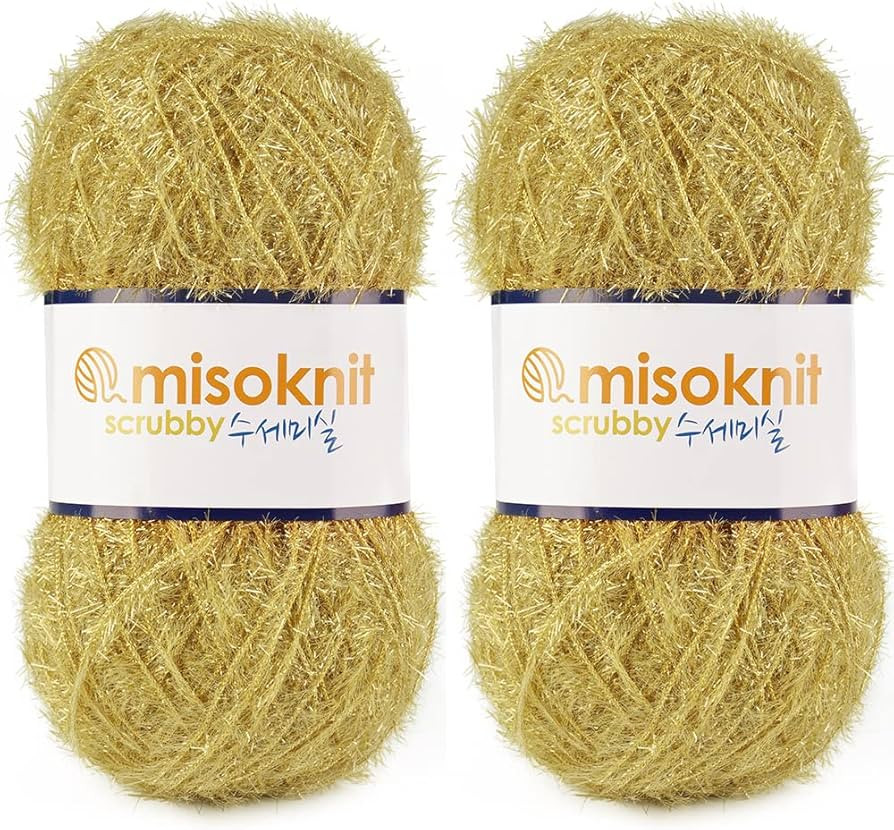 Pastel Scrubby Yarn for dishcloths Crocheting 2 Skeins Polyester 100%, 2.8oz(80g) Each, 196 Yards... | Amazon (US)