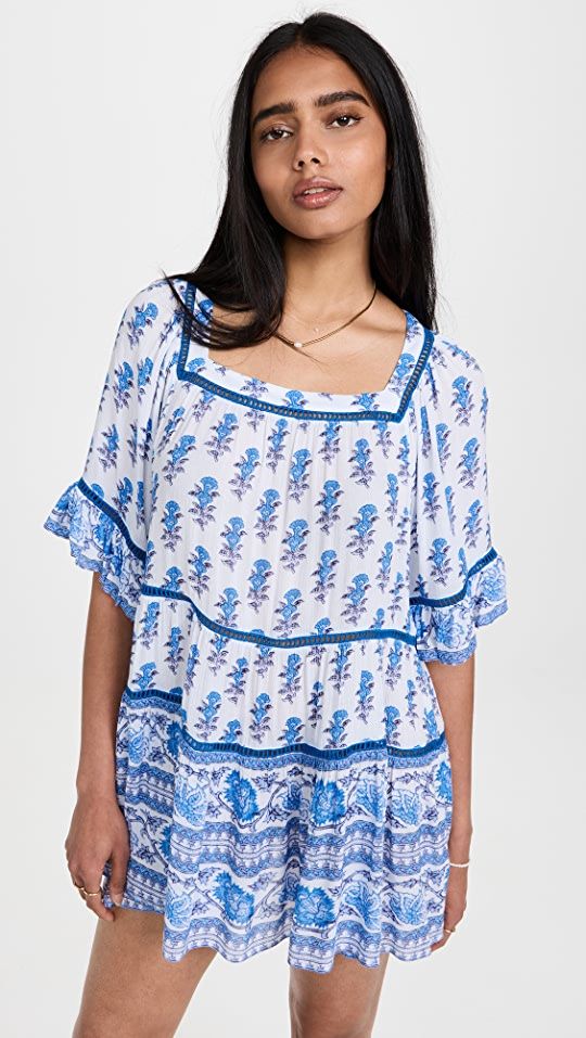 Playa Lucila Drop Waist Border Print Dress | SHOPBOP | Shopbop