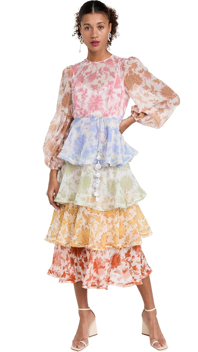 Postcard Flounce Midi Dress | Shopbop