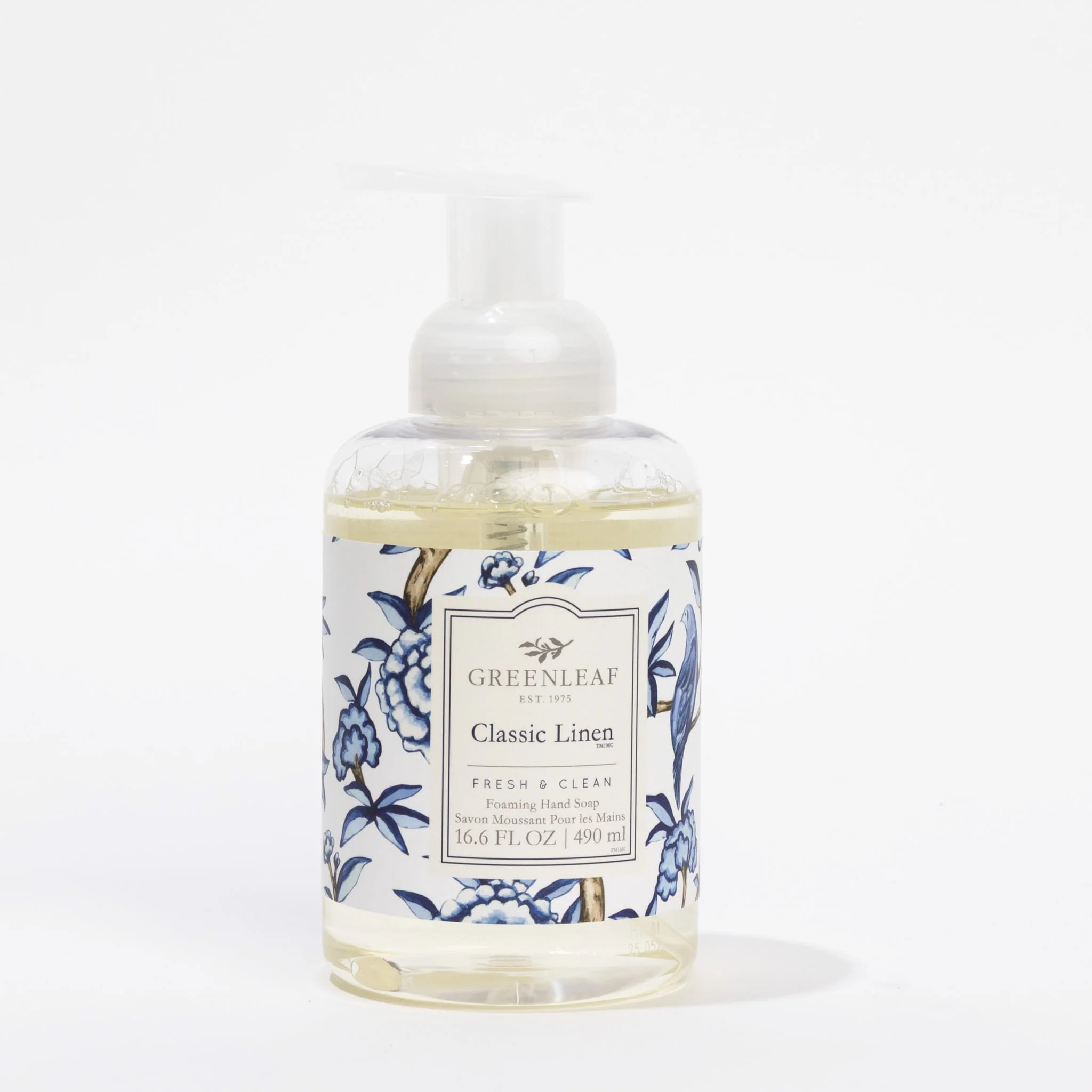 Classic Linen Foaming Hand Soap | Greenleaf Gifts