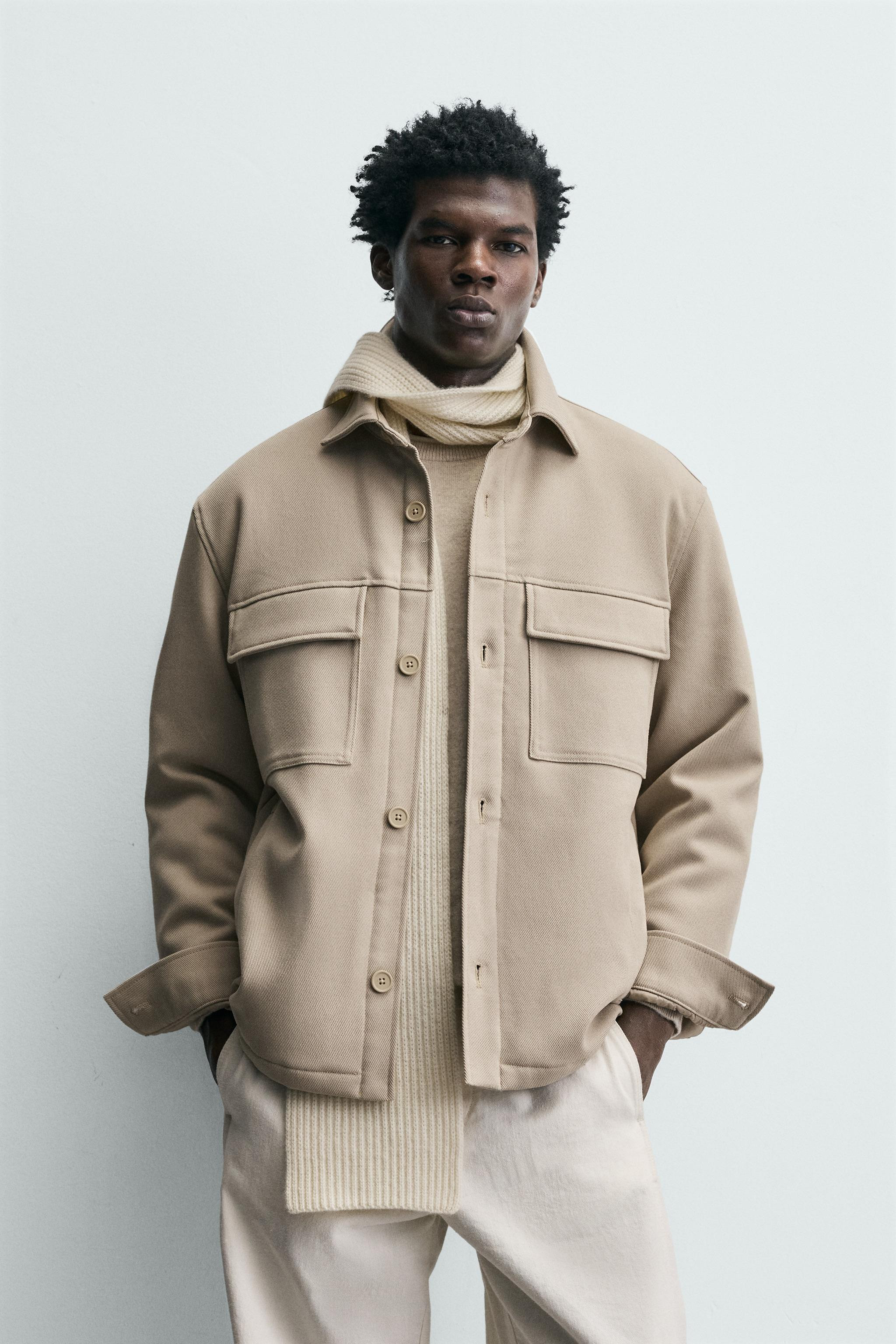 SOFT PADDED OVERSHIRT | Zara US