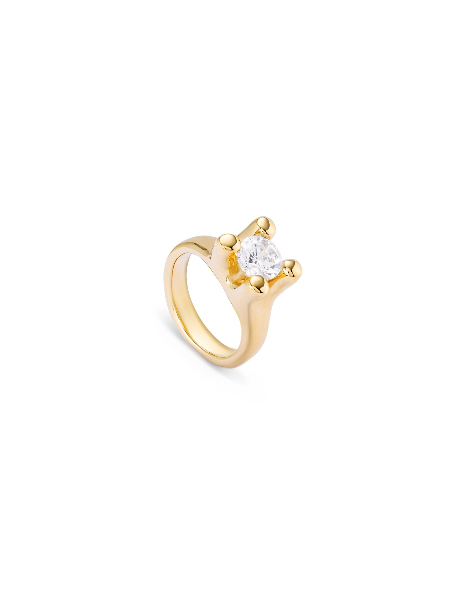 Ring with white cubic zirconia | UNOde50