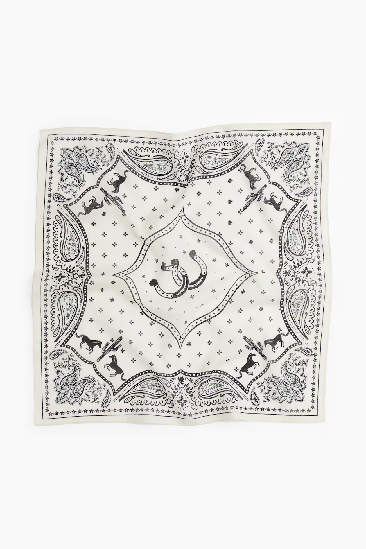 Foulard en coton à motif | H&M (FR, IT, ES, PT, BE)