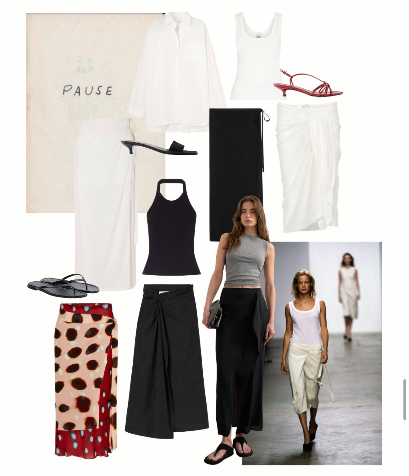 The Wrap Skirt Edit

summer capsule, european summer, resort style, effortless chic, quiet luxury, coastal getaway, vacation outfit, minimalist wardrobe, striped tee, striped t-shirt, nautical stripes, wide leg denim, black wash jeans, dark denim, cream midi dress, linen dress, puff sleeve dress, milkmaid dress, black puff sleeve dress, black cotton dress, woven beaded bag, beaded bucket bag, raffia bag, leather tote, slouchy leather bag, pointed toe mules, black mules, red flip flops, platform sandals, cord bracelet, charm bracelet, layered jewelry, Merit  

 #LTKuk #LTKsummer #LTKeurope