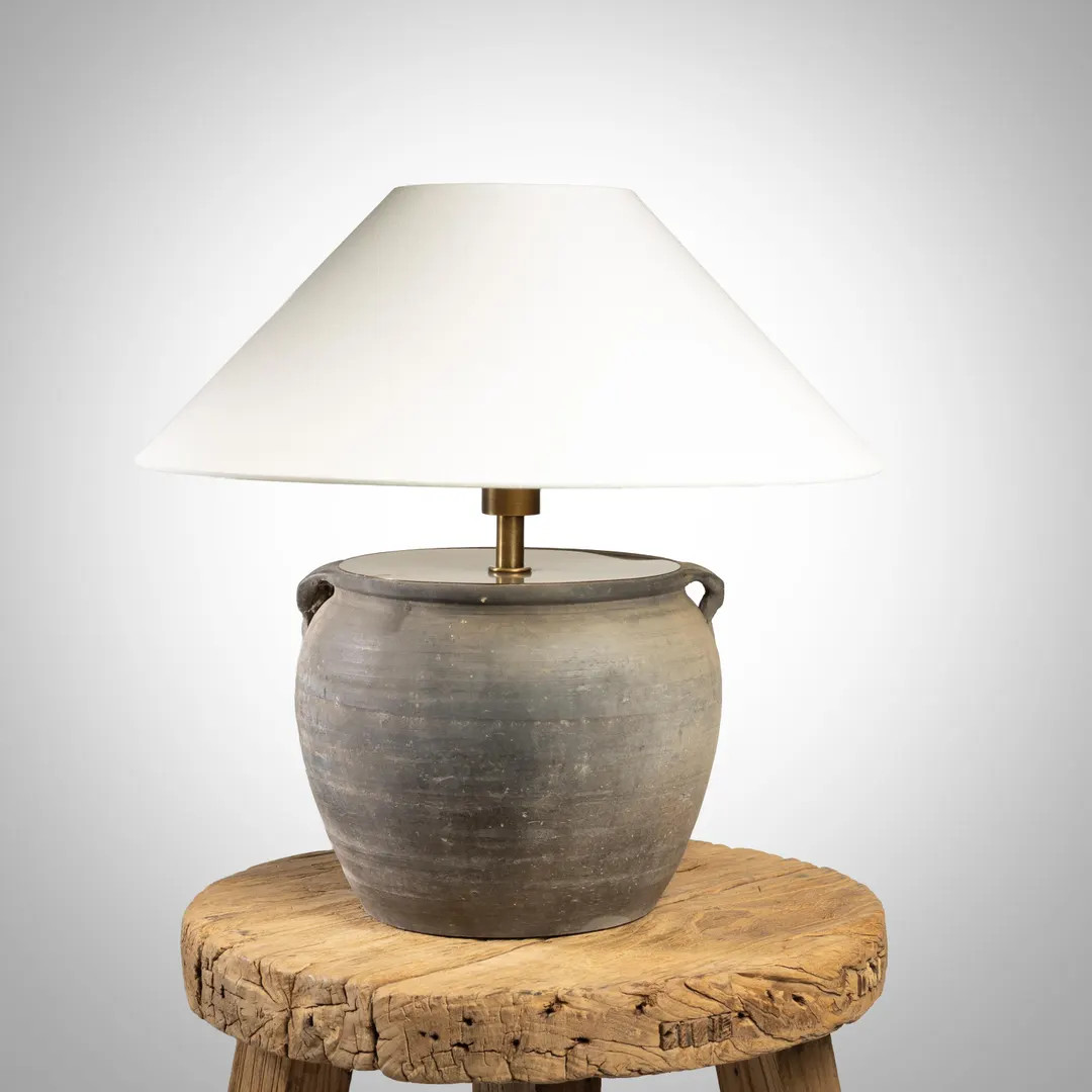 Rustic Pot Lamp - Etsy | Etsy (US)