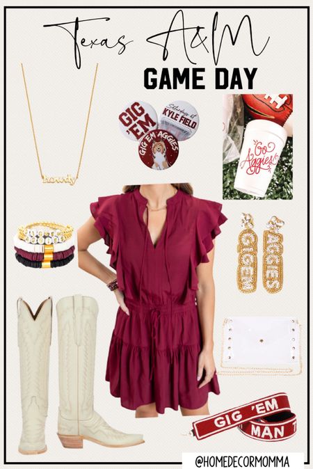 Texas A&M Game Day looks!  Gig ‘em Aggies 👍🏻🤍👍🏻🤍

#aggiegameday #aggies #gamedaylooks #gigem #texasa&m

#LTKU #LTKfindsunder100 #LTKstyletip