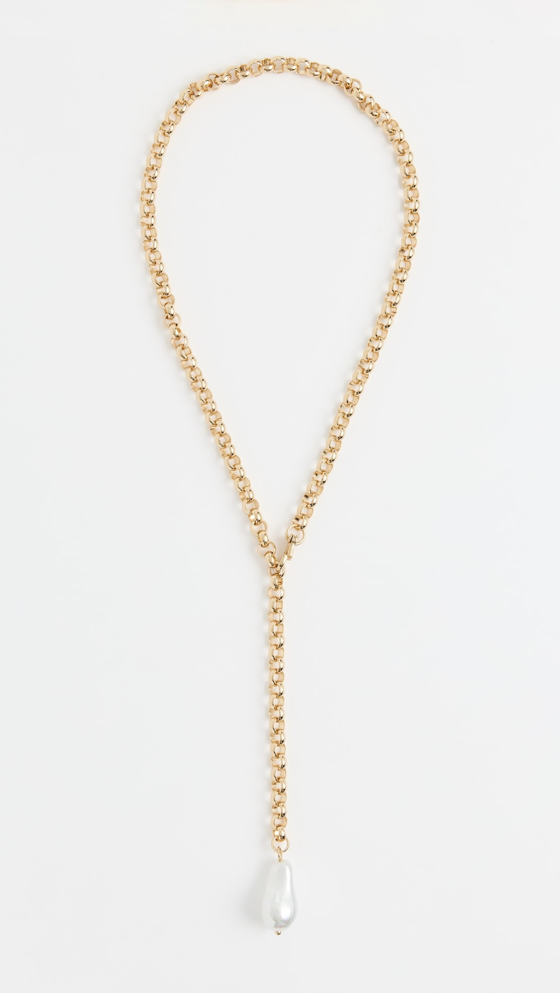 Teagan Pearl Lariat Necklace | Shopbop