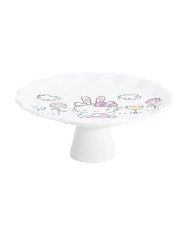 Easter Bunny Scalloped Cake Stand | TJ Maxx