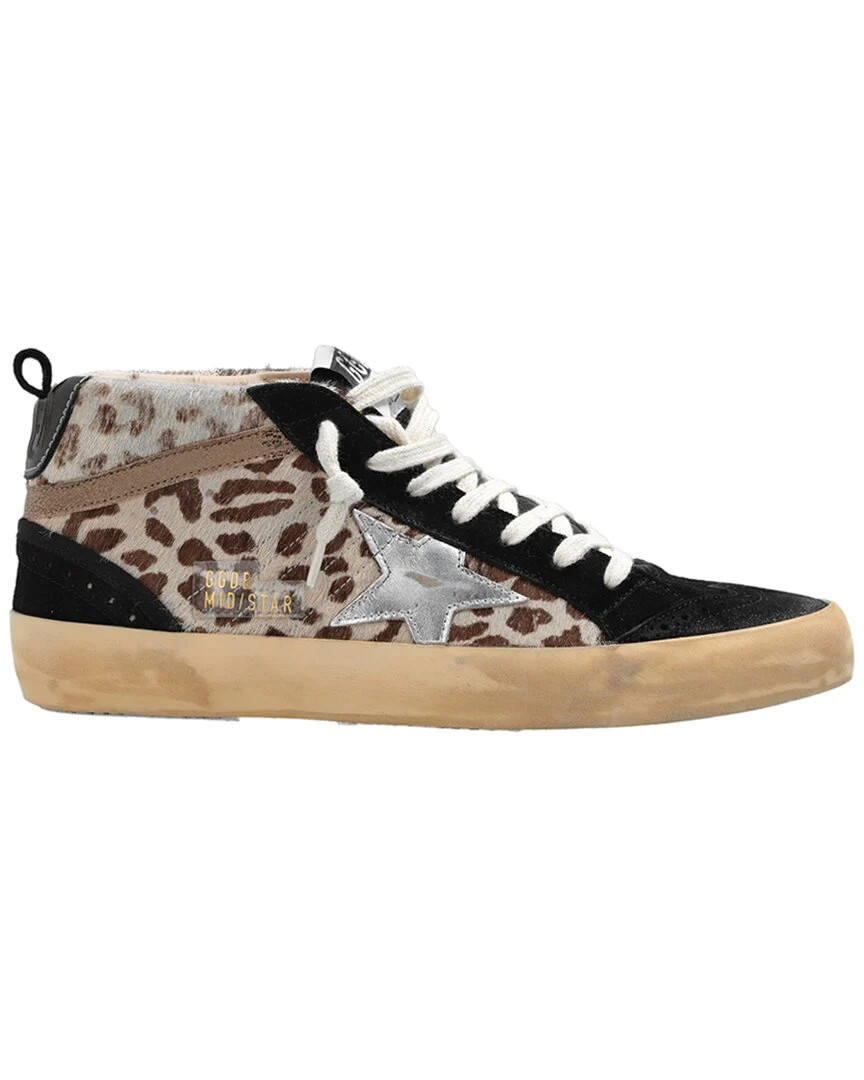 Golden Goose Mid Star Suede & Leather Sneaker | Shop Simon