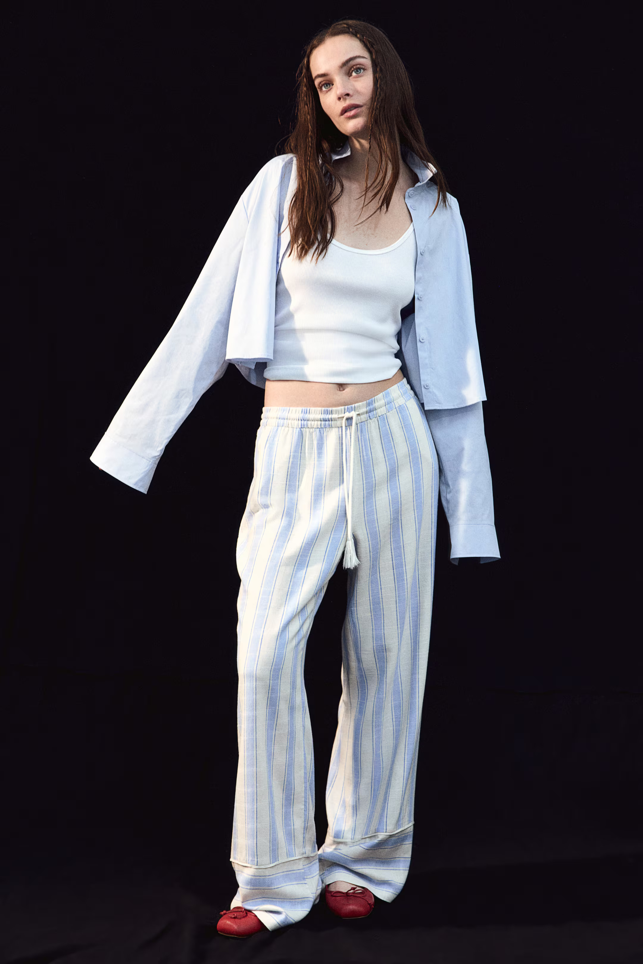 Straight-Leg Drawstring Pants | H&M (US + CA)