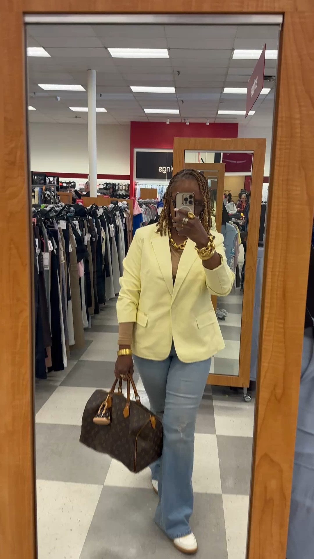 @TJ Maxx butter yellow faux leather spring blazer for Easter, work, brunch or vacation 

#LTKdayinmylife #LTKvlog #LTKWorkwear