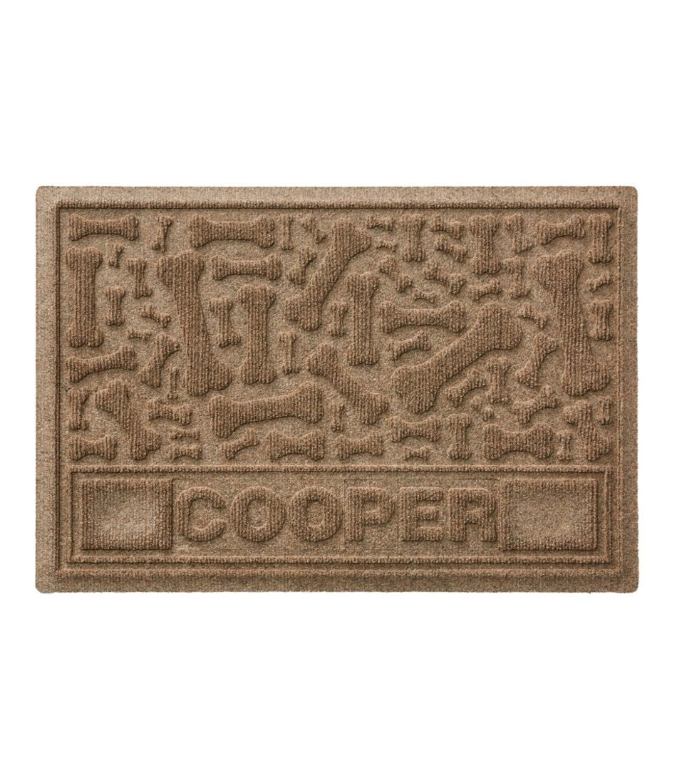 Recycled Waterhog Dog Placemat, Dog Bone, Personalized | L.L. Bean