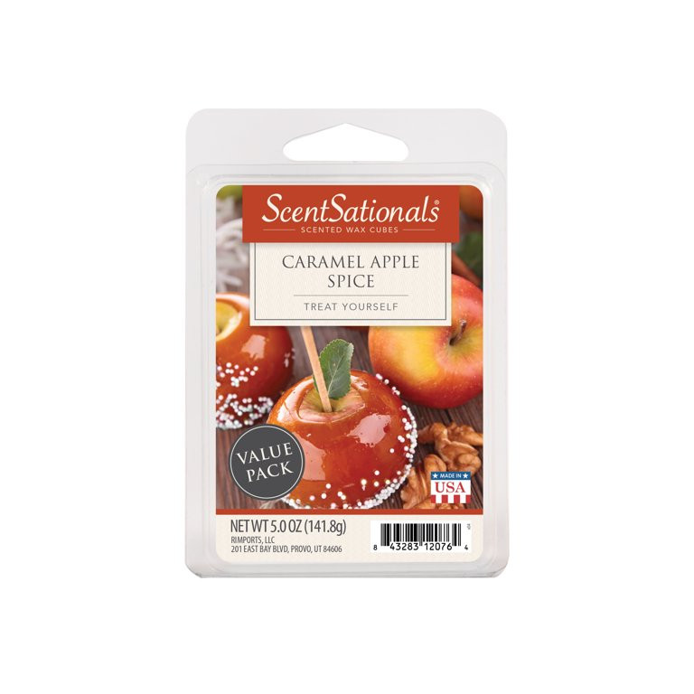 Caramel Apple Spice Scented Wax Melts, ScentSationals, 5 oz (Value Size) - Walmart.com | Walmart (US)