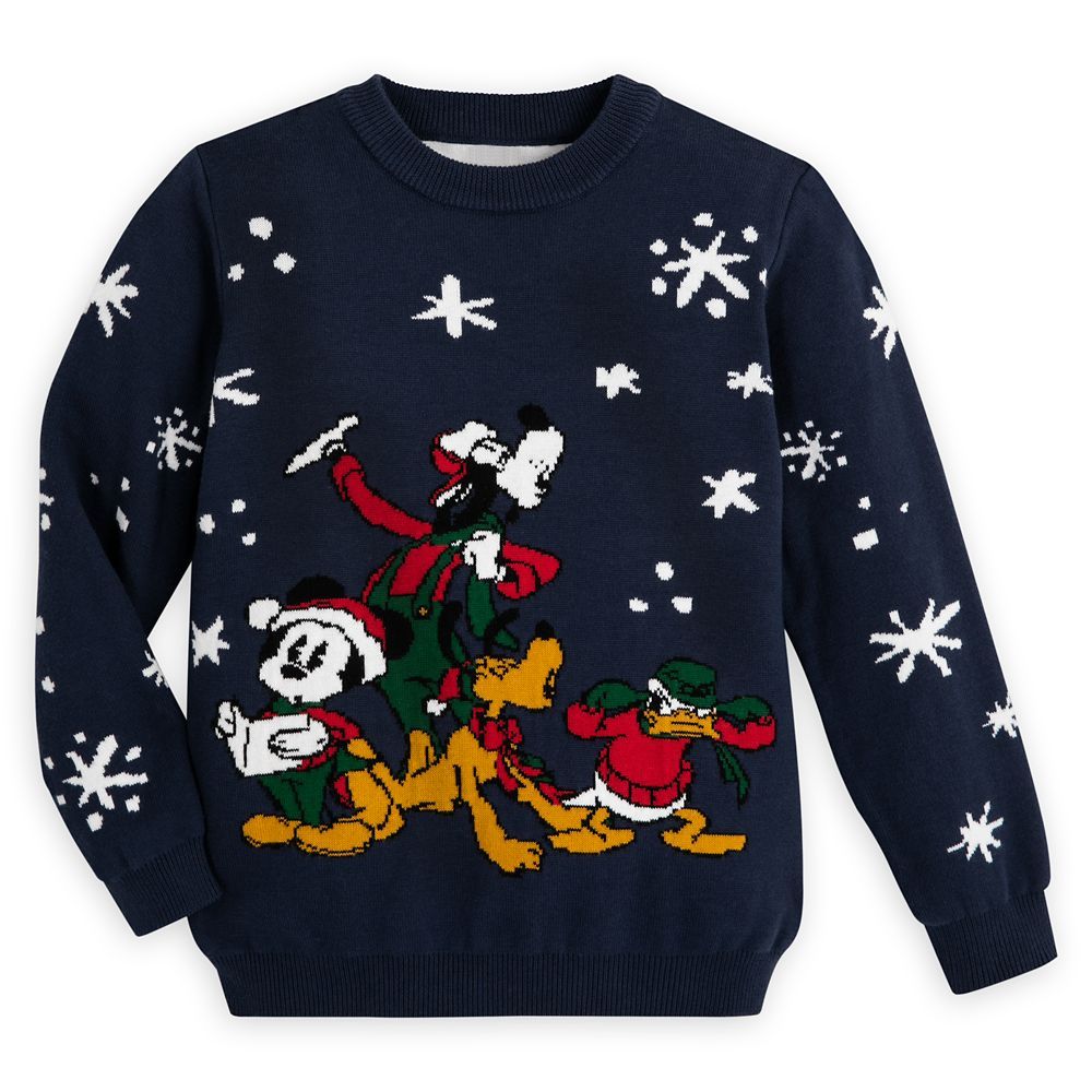 Mickey Mouse and Friends Holiday Sweater for Adults | Disney Store